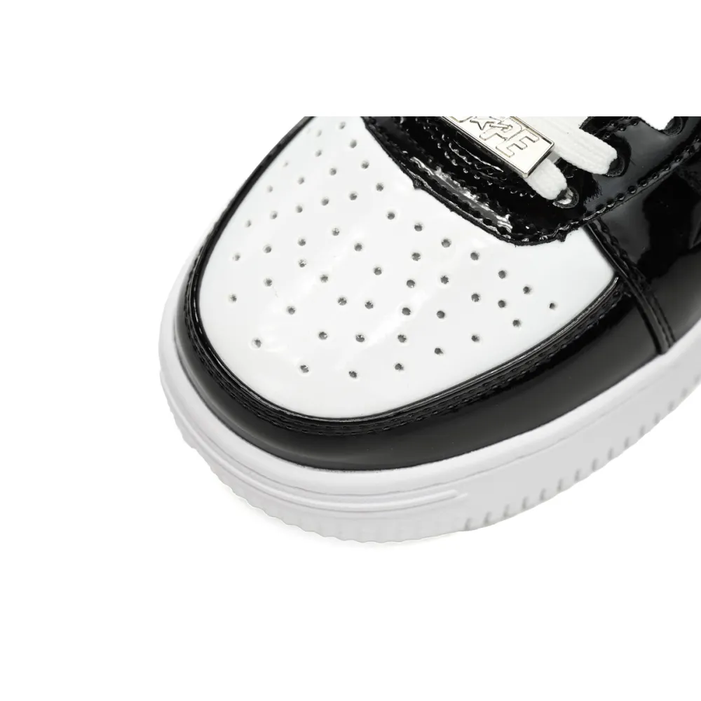 A Bathing Ape Bape Sta Low Color Block Shark Black  1H30-191-009 