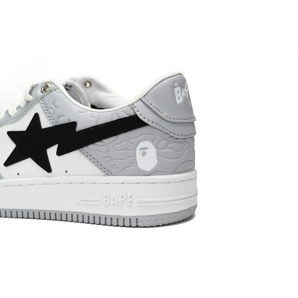 A Bathing Ape Bape Sta Low Grey Black 1H70-191-002