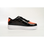 A Bathing Ape Bape Sta Low Mad Shark Black Orange  1H30-191-005