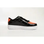 A Bathing Ape Bape Sta Low Mad Shark Black Orange  1H30-191-005