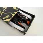 A Bathing Ape Bape Sta Low Mad Shark Black Orange  1H30-191-005