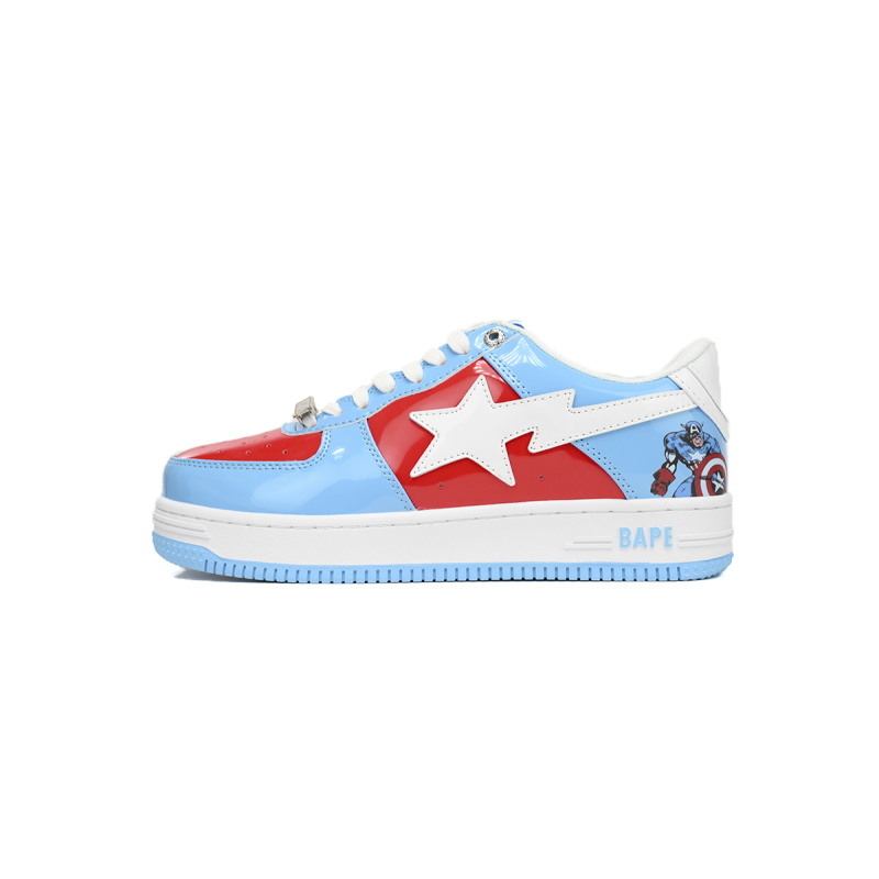 A Bathing Ape Bape Sta Low Marvel Comics Captain America 1I73-291-903