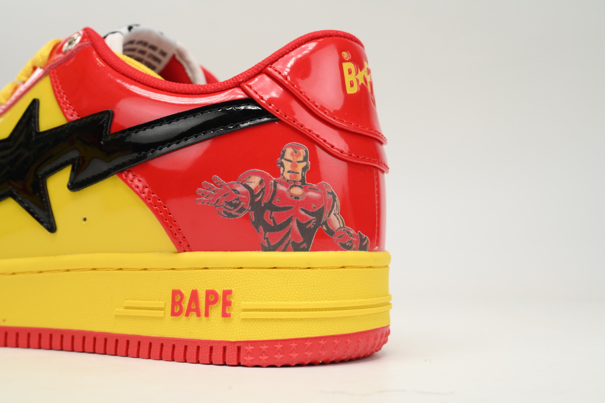 A Bathing Ape Bape Sta Low Marvel Comics Iron Man 1I73-291-902