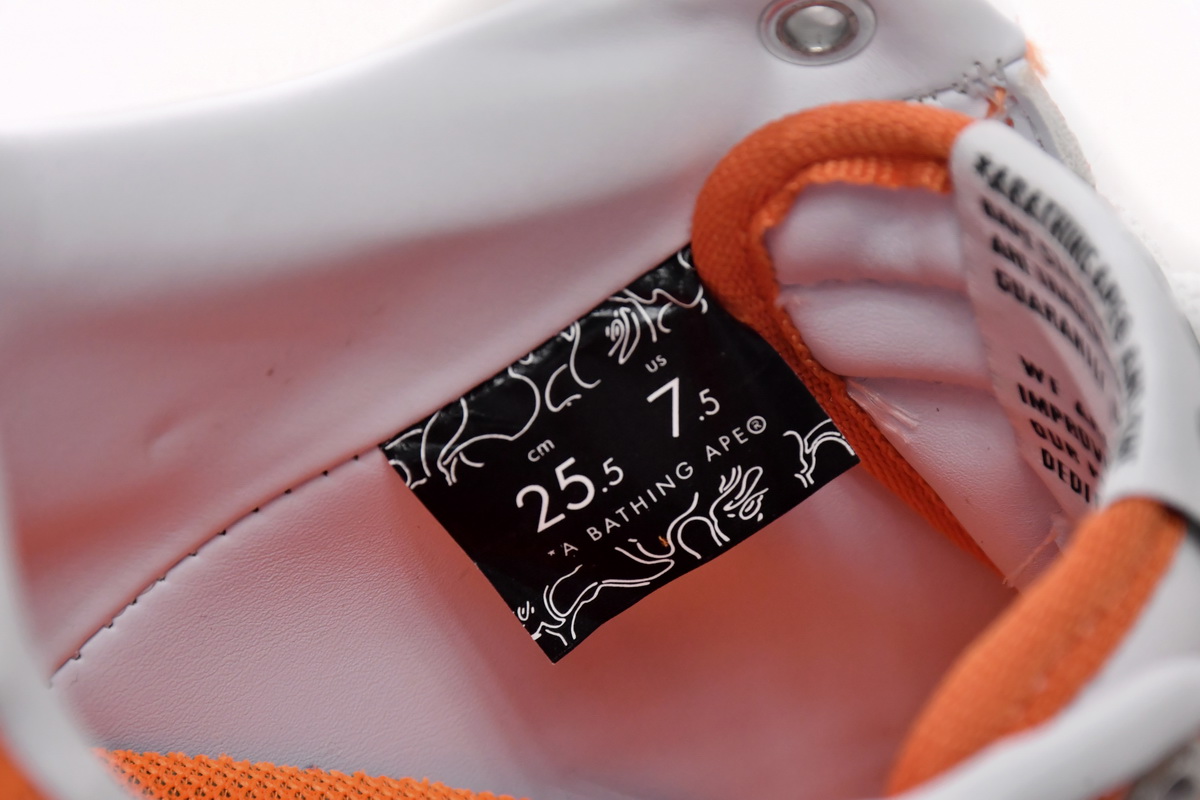 A Bathing Ape Bape Sta Low Orange 001FWH701001_ORG_A