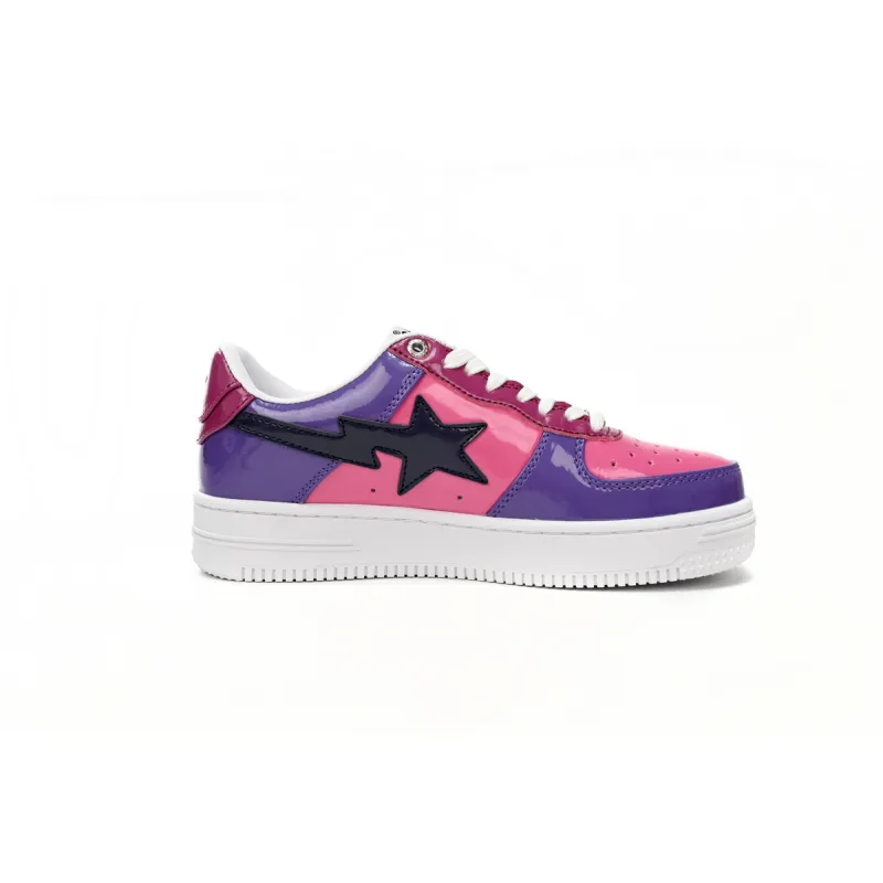 A Bathing Ape Bape Sta Low Purple Mirror Surface  1H20 191 046