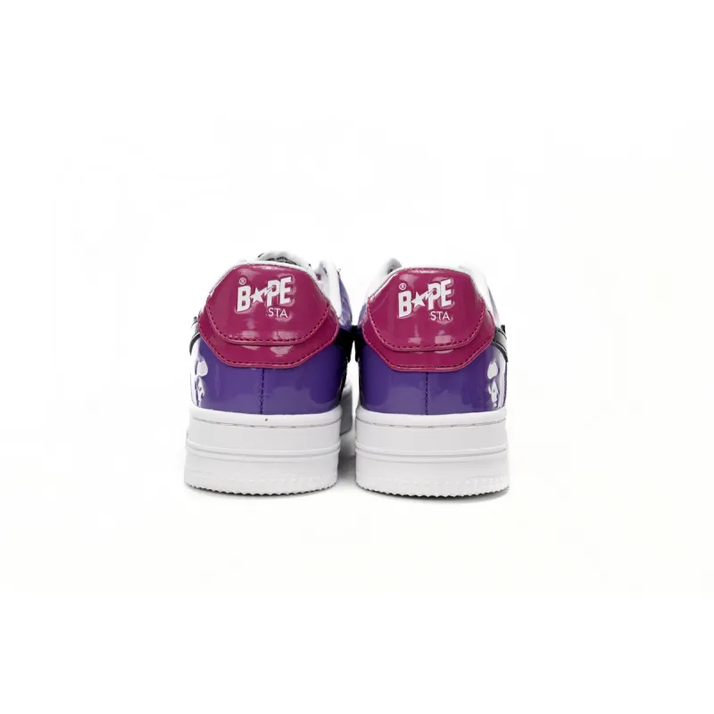 A Bathing Ape Bape Sta Low Purple Mirror Surface  1H20 191 046