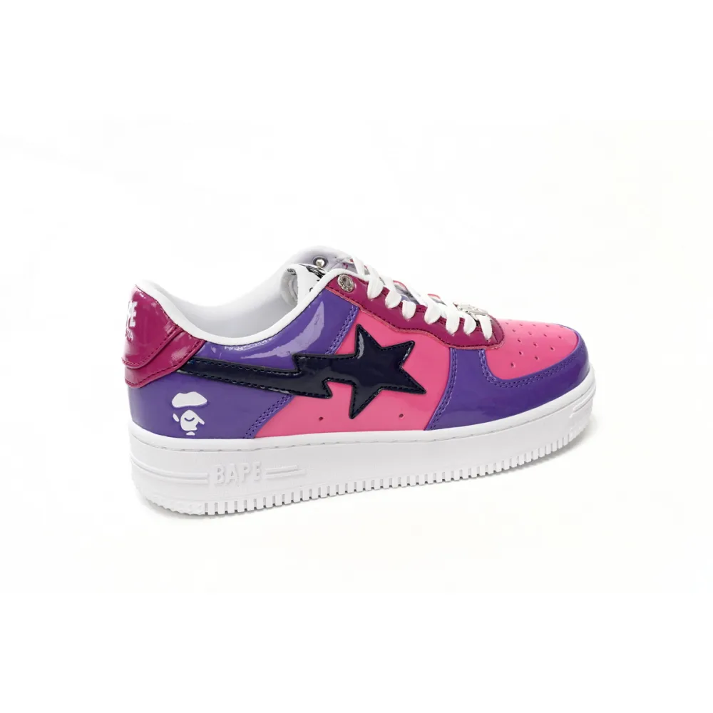 A Bathing Ape Bape Sta Low Purple Mirror Surface  1H20 191 046