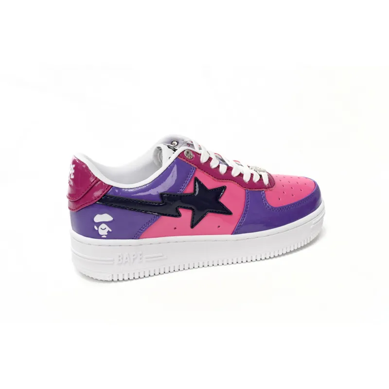A Bathing Ape Bape Sta Low Purple Mirror Surface  1H20 191 046