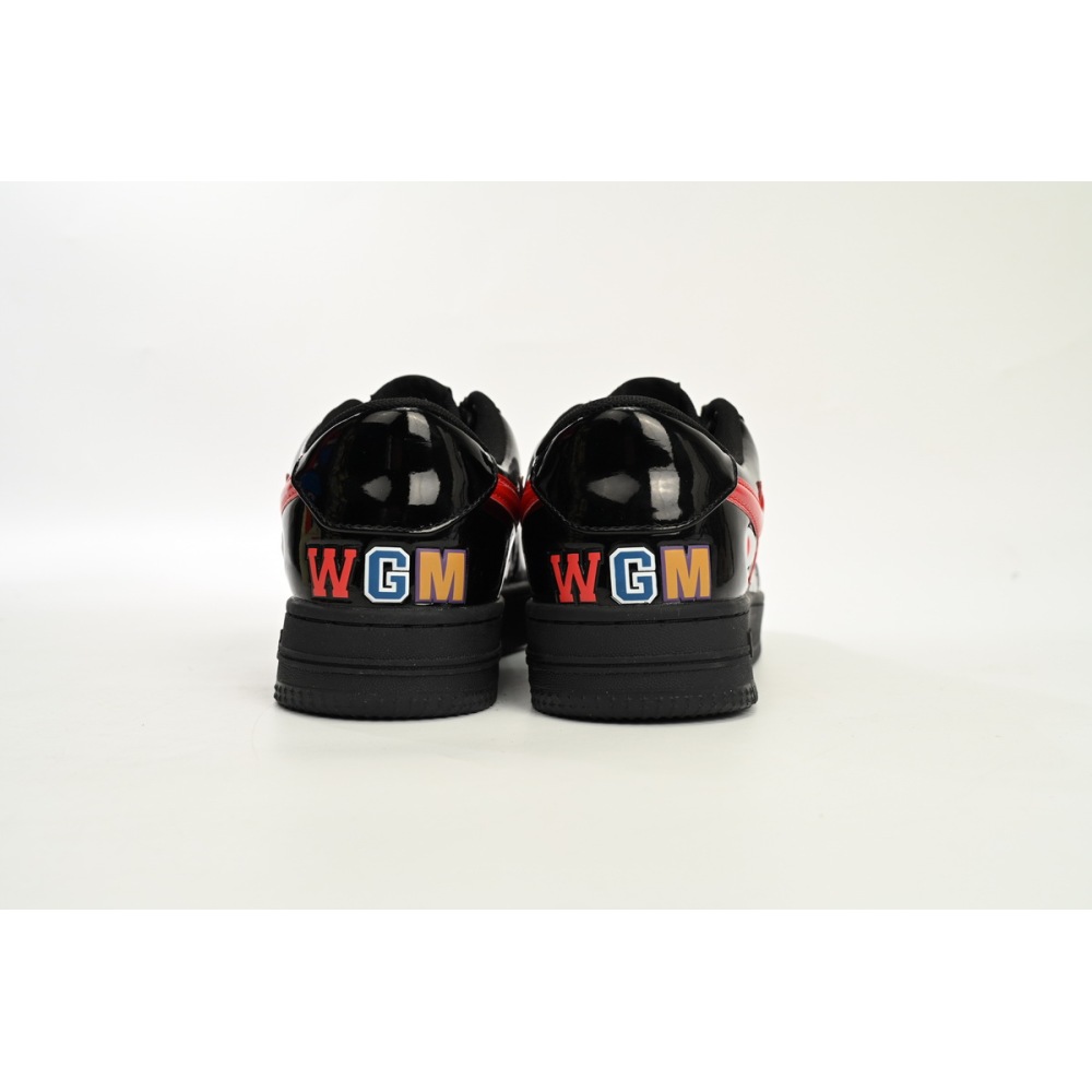 A Bathing Ape Bape Sta Low Shark Black 1H30 191 012 
