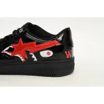 A Bathing Ape Bape Sta Low Shark Black 1H30 191 012 