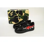 A Bathing Ape Bape Sta Low Shark Black 1H30 191 012 
