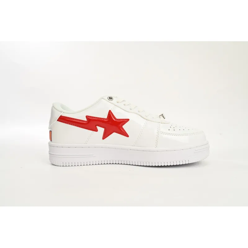 A Bathing Ape Bape Sta Low Shark White  1F70-191-004 