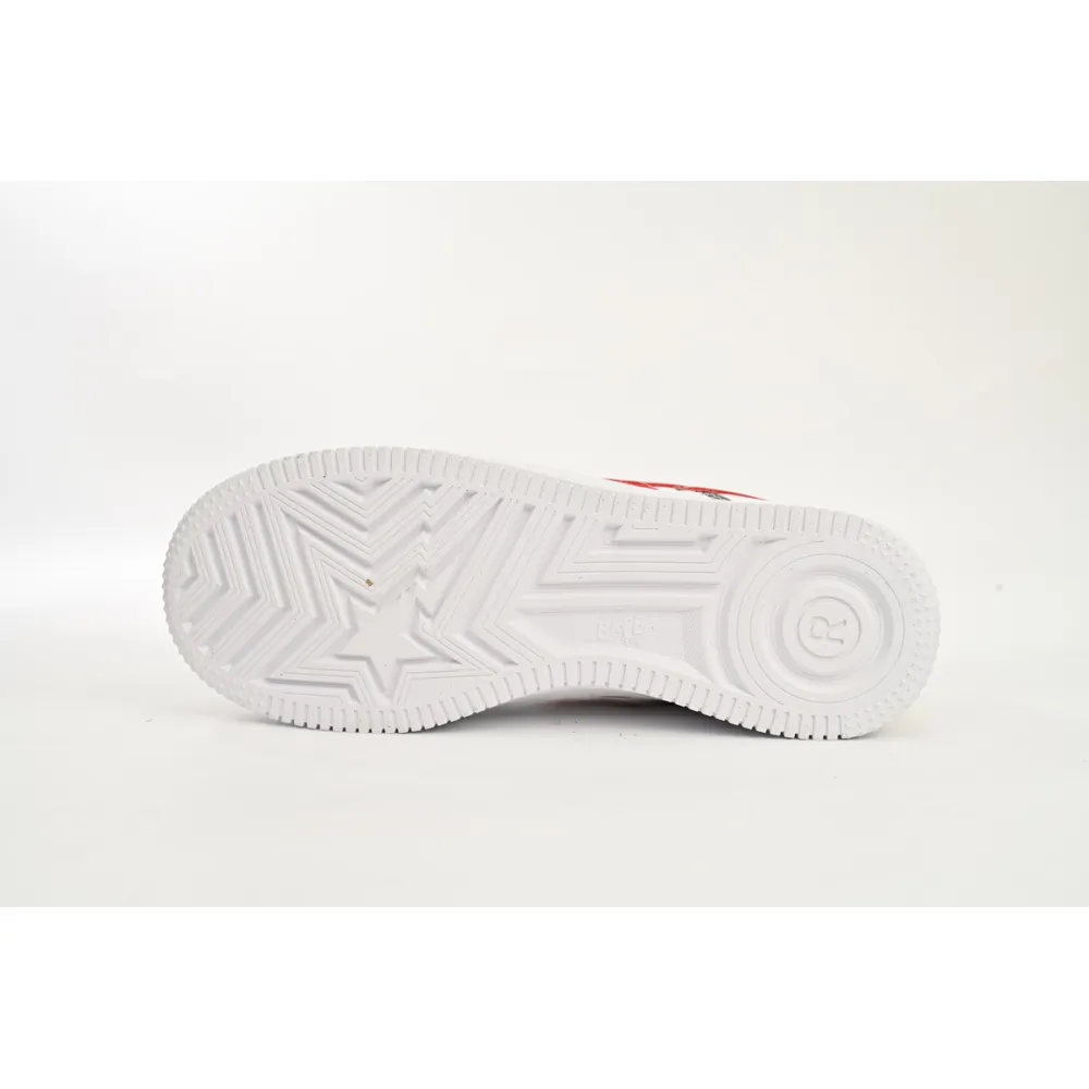 A Bathing Ape Bape Sta Low Shark White  1F70-191-004 