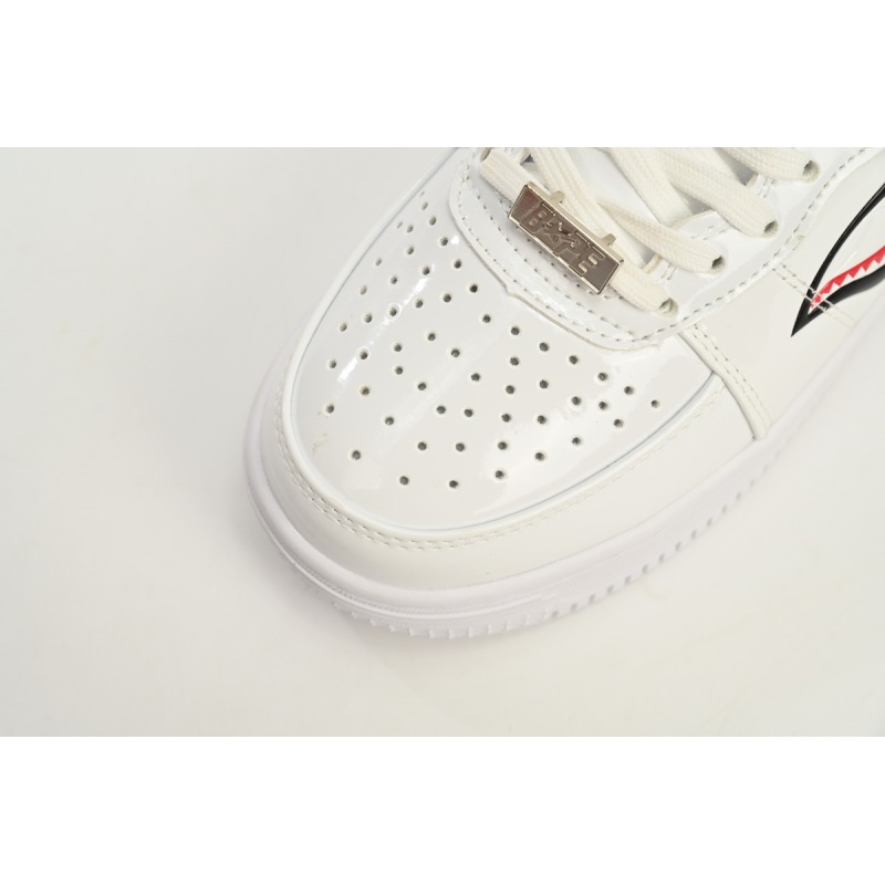 A Bathing Ape Bape Sta Low Shark White  1F70-191-004 