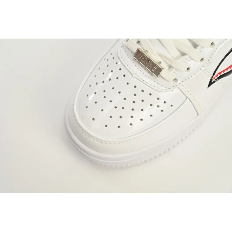 A Bathing Ape Bape Sta Low Shark White  1F70-191-004 