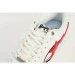 A Bathing Ape Bape Sta Low Shark White  1F70-191-004 