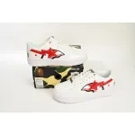 A Bathing Ape Bape Sta Low Shark White  1F70-191-004 