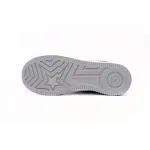 A Bathing Ape Bape Sta Low Silver 1H73 191 921