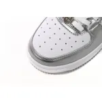 A Bathing Ape Bape Sta Low Silver 1H73 191 921