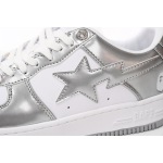 A Bathing Ape Bape Sta Low Silver 1H73 191 921