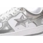 A Bathing Ape Bape Sta Low Silver 1H73 191 921