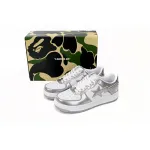 A Bathing Ape Bape Sta Low Silver 1H73 191 921