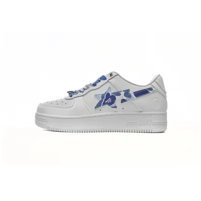 A Bathing Ape Bape Sta Low White ABC Camo Blue (2021) 1H20191045-BLU 01