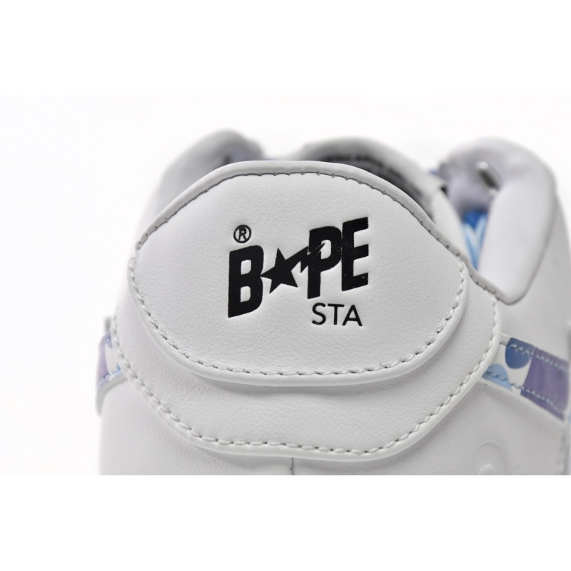 A Bathing Ape Bape Sta Low White ABC Camo Blue (2021) 1H20191045-BLU