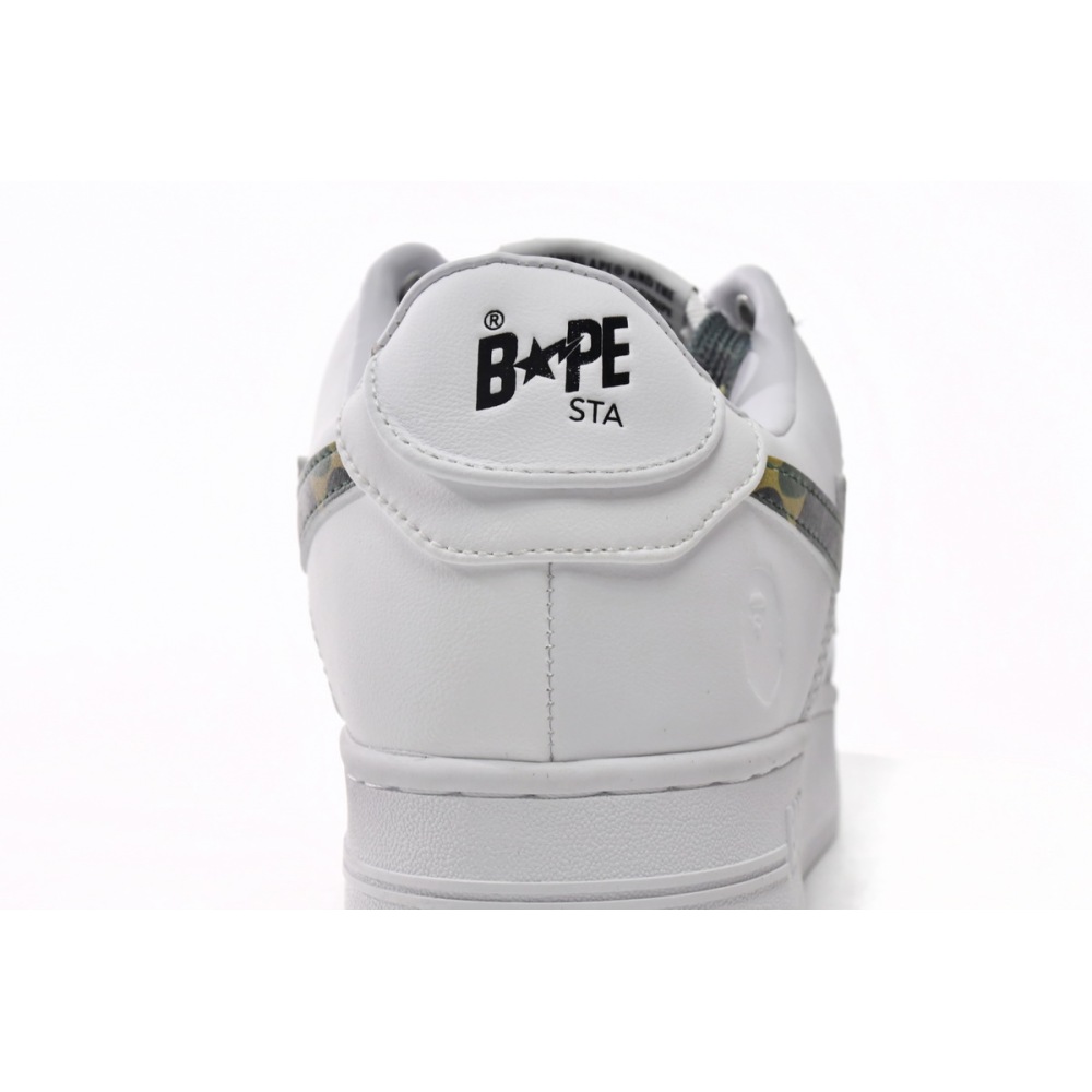 A Bathing Ape Bape Sta Low White ABC Camo Green (2021) 1H20191045-GRN