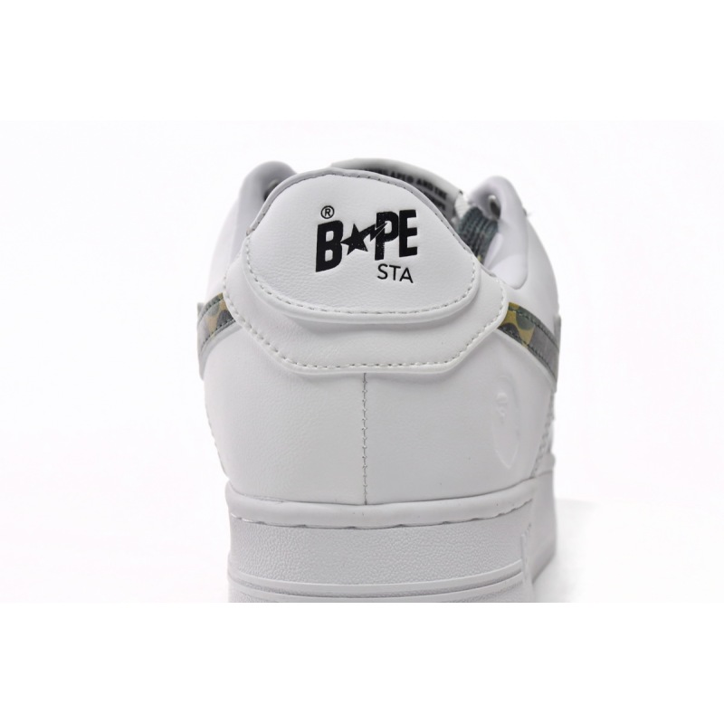 A Bathing Ape Bape Sta Low White ABC Camo Green (2021) 1H20191045-GRN
