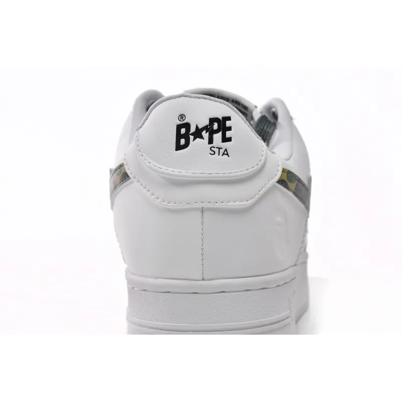 A Bathing Ape Bape Sta Low White ABC Camo Green (2021) 1H20191045-GRN