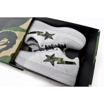 A Bathing Ape Bape Sta Low White ABC Camo Green (2021) 1H20191045-GRN