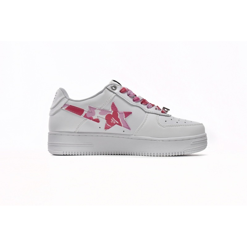 A Bathing Ape Bape Sta Low White ABC Camo Pink (2021) 1H20191045-PNK