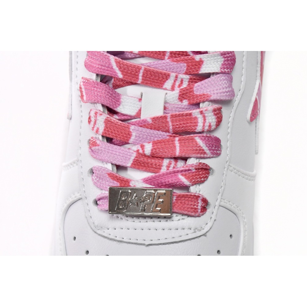 A Bathing Ape Bape Sta Low White ABC Camo Pink (2021) 1H20191045-PNK
