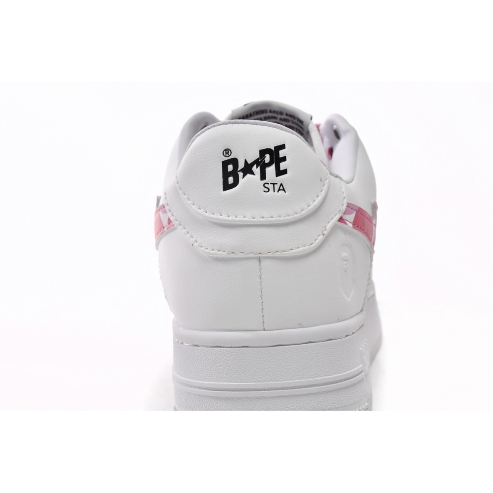 A Bathing Ape Bape Sta Low White ABC Camo Pink (2021) 1H20191045-PNK