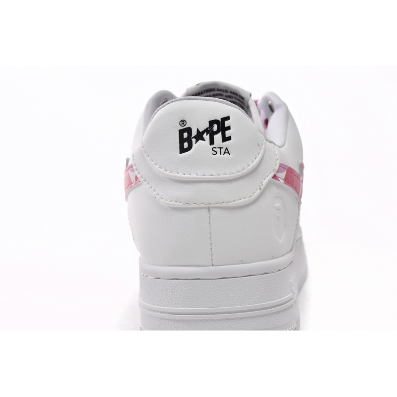 A Bathing Ape Bape Sta Low White ABC Camo Pink (2021) 1H20191045-PNK
