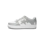 A Bathing Ape Bape Sta Low White Grey Rao Noodles  1170-191-021