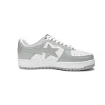 A Bathing Ape Bape Sta Low White Grey Rao Noodles  1170-191-021