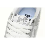 A Bathing Ape Bape Sta Low White Grey Rao Noodles  1170-191-021