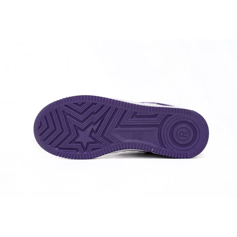 A Bathing Ape Bape Sta Low White Purple 1170 0191 007 