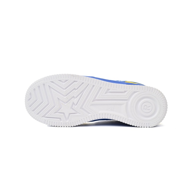 A Bathing Ape Bape Sta Nostalgic Blue Yellow 1I80191006