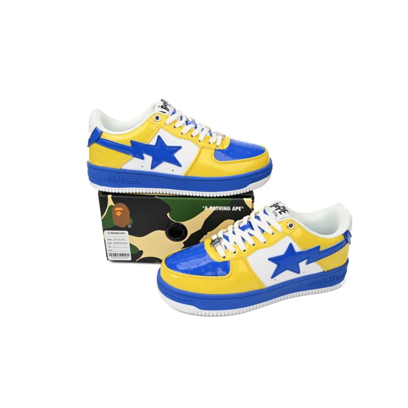 A Bathing Ape Bape Sta Nostalgic Blue Yellow 1I80191006