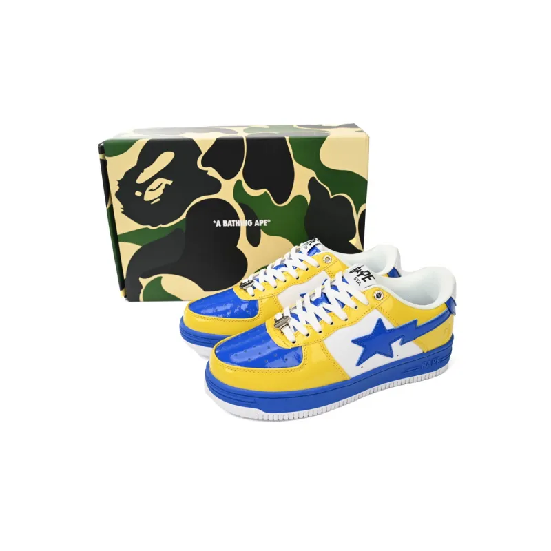 A Bathing Ape Bape Sta Nostalgic Blue Yellow 1I80191006