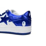 A Bathing Ape Bape Sta Patent Leather White Blue (2023) 1170-191-022