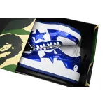 A Bathing Ape Bape Sta Patent Leather White Blue (2023) 1170-191-022