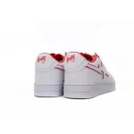 A Bathing Ape Bape Sta Patent Leather White Red 1J30-191-017