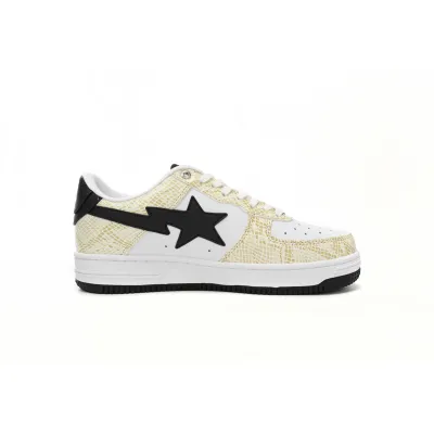 A Bathing Ape Bape Sta Snake Skin Beige  1I80 191 009  02