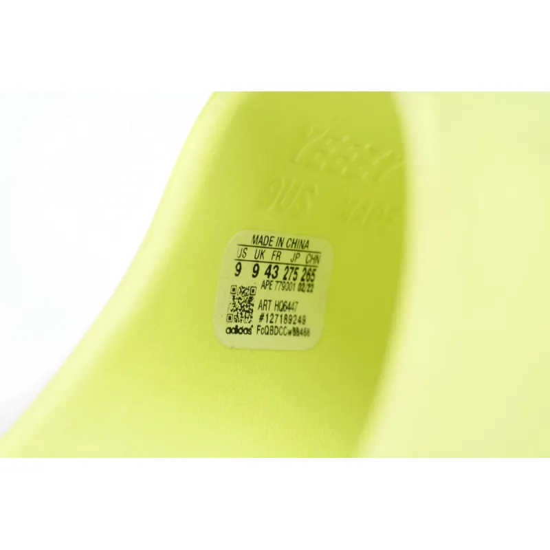 Adidas Yeezy Slide Glow Green (2022/2023 Restock)  HQ6447