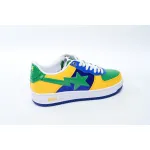 A Bathing Ape Bape Sta Low Black Yellow Green Orchid  1180 191 004 