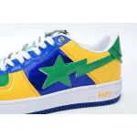 A Bathing Ape Bape Sta Low Black Yellow Green Orchid  1180 191 004 